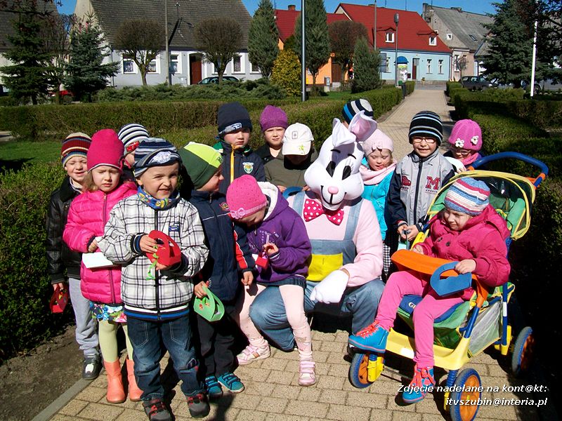 Wizyta Zająca w Samorządowym Przedszkolu nr 3