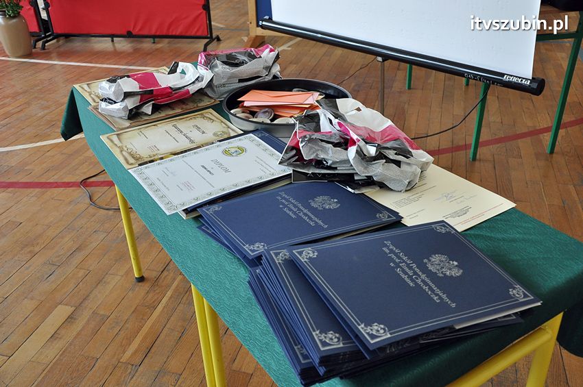Zakończenie roku szkolnego klasy maturalnej w ZSP Szubin