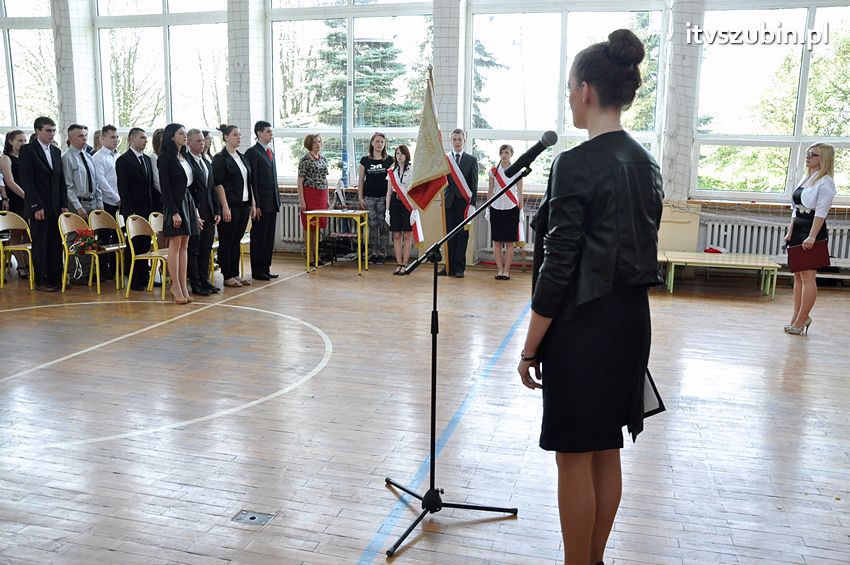 Zakończenie roku szkolnego klasy maturalnej w ZSP Szubin