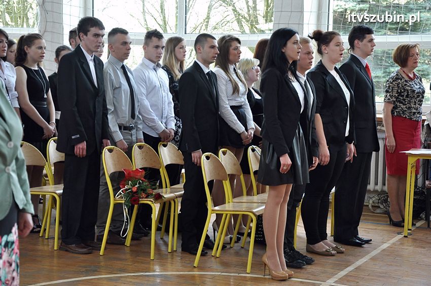 Zakończenie roku szkolnego klasy maturalnej w ZSP Szubin