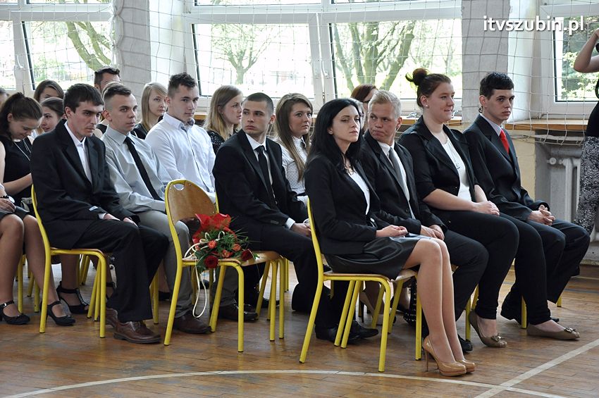 Zakończenie roku szkolnego klasy maturalnej w ZSP Szubin
