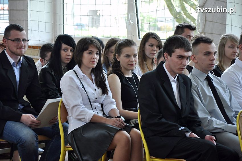 Zakończenie roku szkolnego klasy maturalnej w ZSP Szubin
