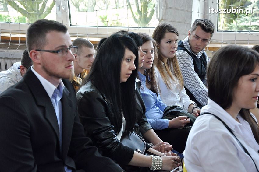 Zakończenie roku szkolnego klasy maturalnej w ZSP Szubin