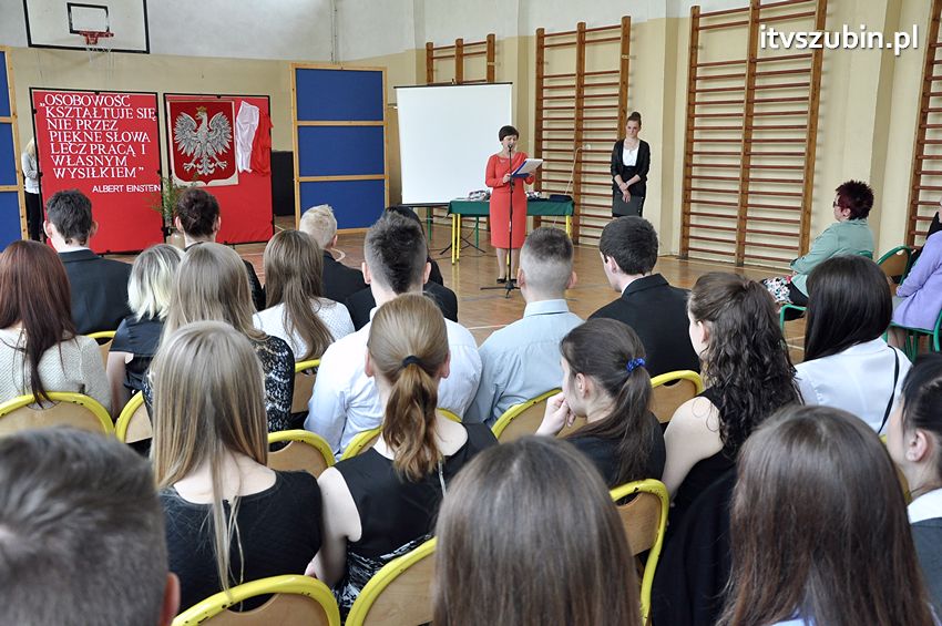 Zakończenie roku szkolnego klasy maturalnej w ZSP Szubin