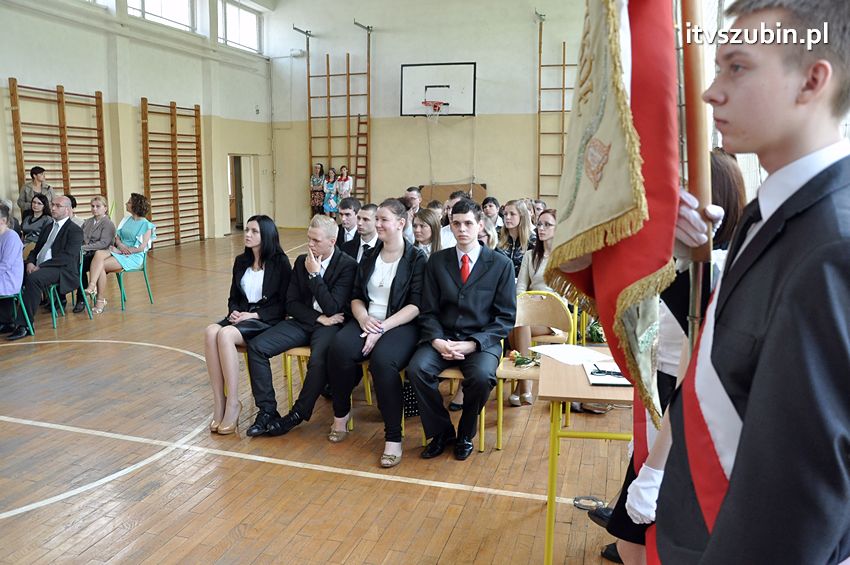 Zakończenie roku szkolnego klasy maturalnej w ZSP Szubin