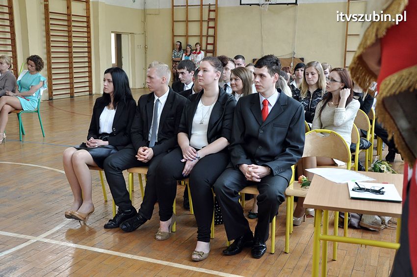 Zakończenie roku szkolnego klasy maturalnej w ZSP Szubin