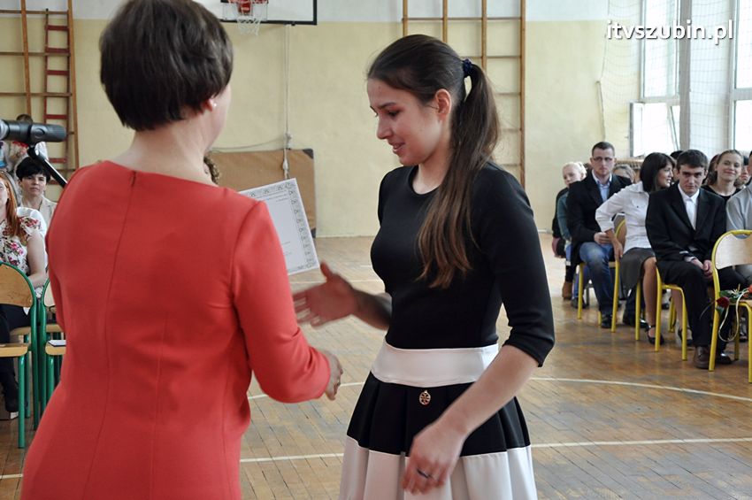 Zakończenie roku szkolnego klasy maturalnej w ZSP Szubin
