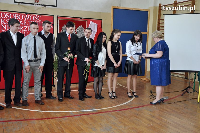 Zakończenie roku szkolnego klasy maturalnej w ZSP Szubin