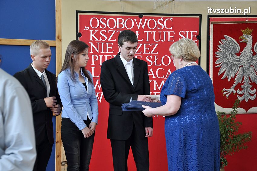 Zakończenie roku szkolnego klasy maturalnej w ZSP Szubin
