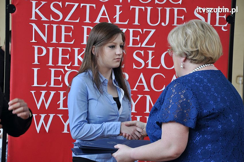 Zakończenie roku szkolnego klasy maturalnej w ZSP Szubin