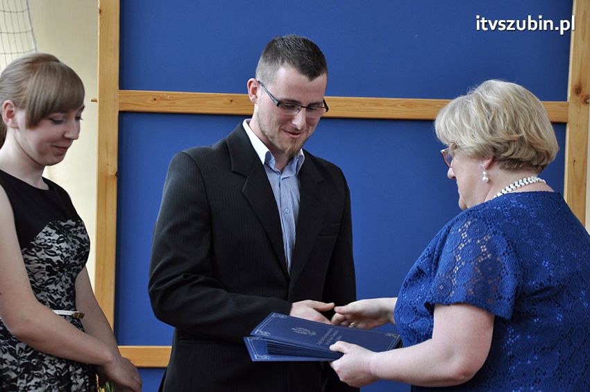 Zakończenie roku szkolnego klasy maturalnej w ZSP Szubin