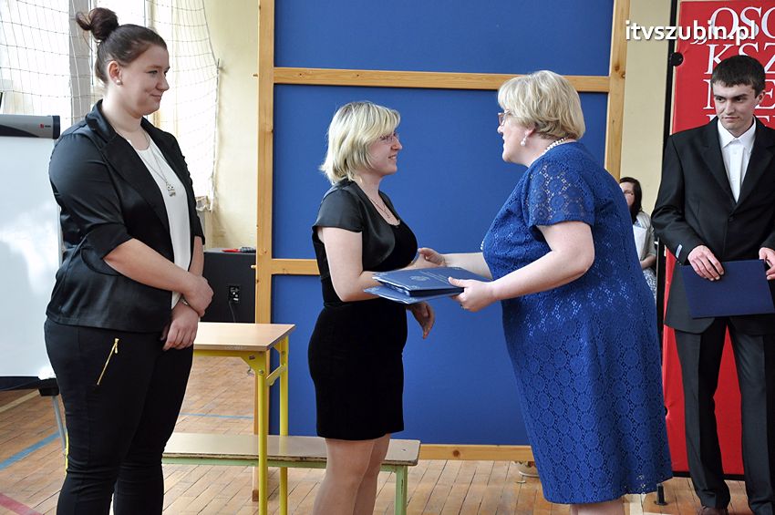 Zakończenie roku szkolnego klasy maturalnej w ZSP Szubin