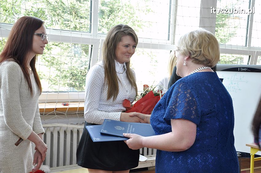 Zakończenie roku szkolnego klasy maturalnej w ZSP Szubin