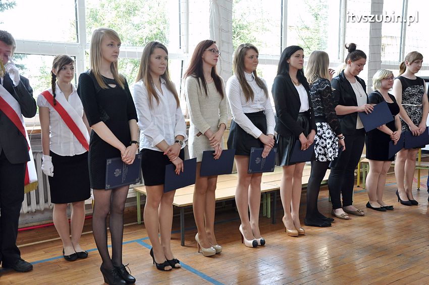 Zakończenie roku szkolnego klasy maturalnej w ZSP Szubin