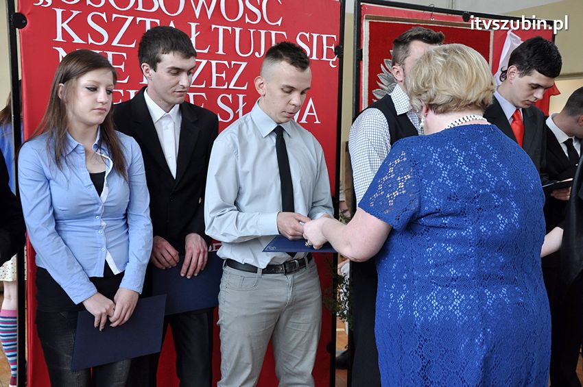 Zakończenie roku szkolnego klasy maturalnej w ZSP Szubin