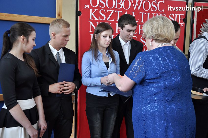 Zakończenie roku szkolnego klasy maturalnej w ZSP Szubin