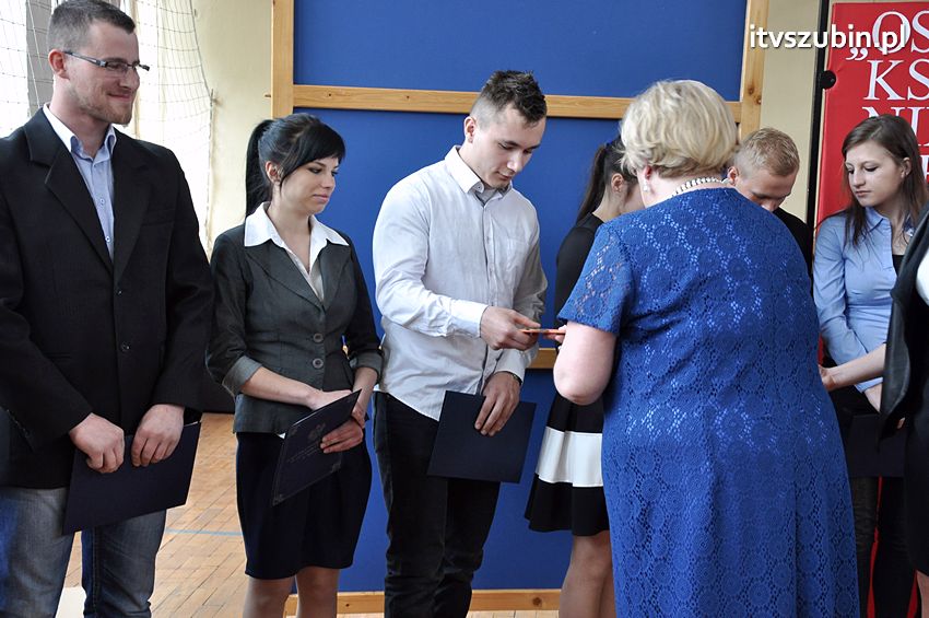 Zakończenie roku szkolnego klasy maturalnej w ZSP Szubin