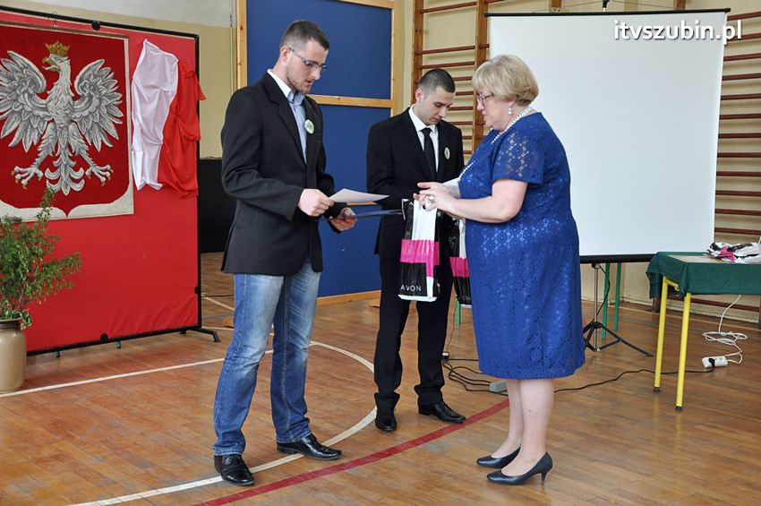 Zakończenie roku szkolnego klasy maturalnej w ZSP Szubin