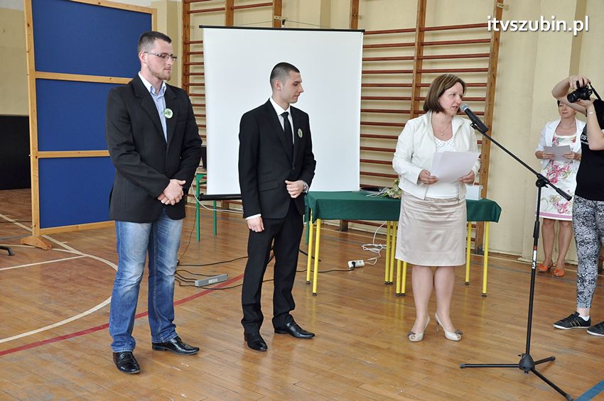 Zakończenie roku szkolnego klasy maturalnej w ZSP Szubin