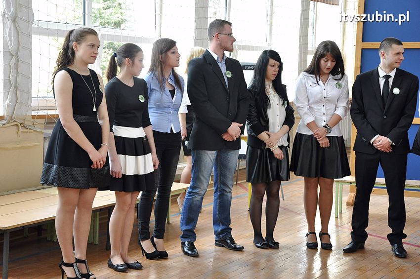 Zakończenie roku szkolnego klasy maturalnej w ZSP Szubin