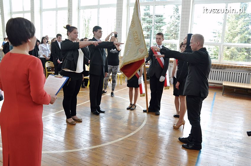 Zakończenie roku szkolnego klasy maturalnej w ZSP Szubin