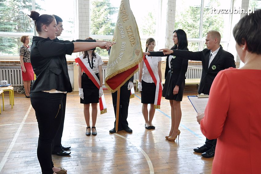 Zakończenie roku szkolnego klasy maturalnej w ZSP Szubin