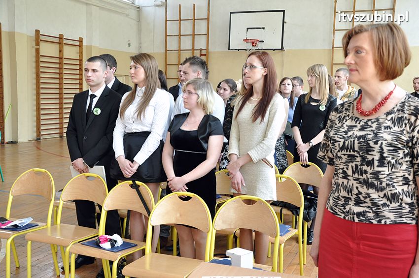 Zakończenie roku szkolnego klasy maturalnej w ZSP Szubin