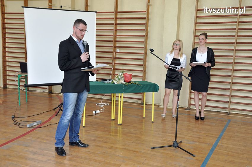 Zakończenie roku szkolnego klasy maturalnej w ZSP Szubin