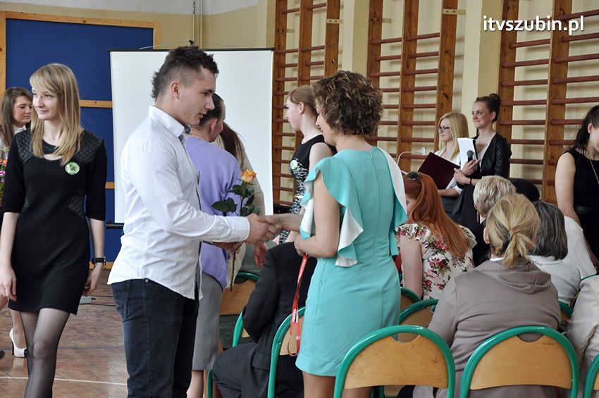 Zakończenie roku szkolnego klasy maturalnej w ZSP Szubin