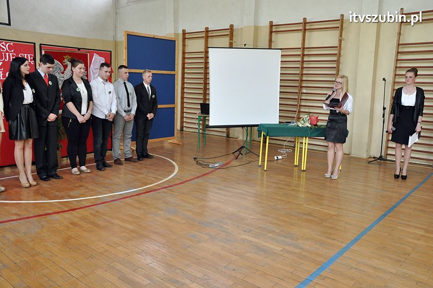 Zakończenie roku szkolnego klasy maturalnej w ZSP Szubin