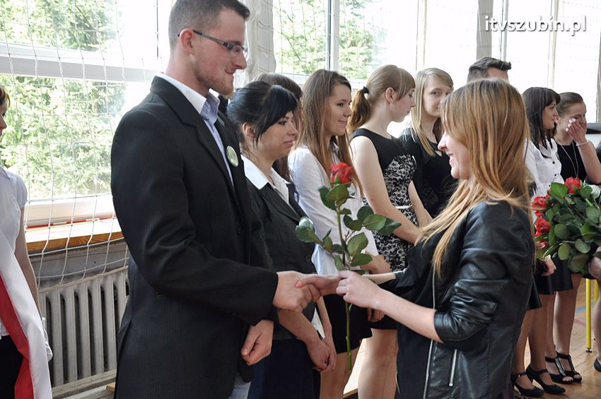 Zakończenie roku szkolnego klasy maturalnej w ZSP Szubin