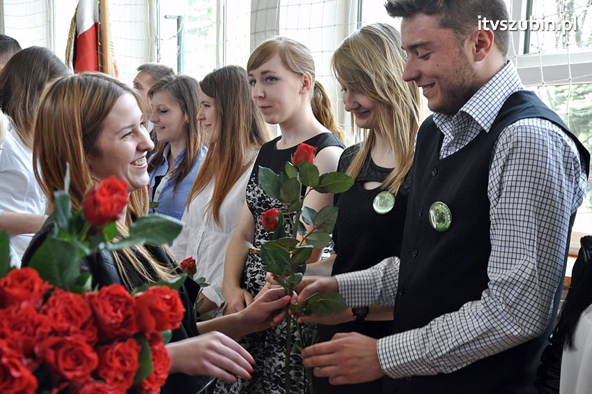 Zakończenie roku szkolnego klasy maturalnej w ZSP Szubin