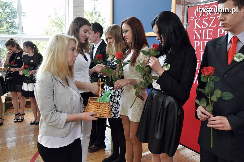Zakończenie roku szkolnego klasy maturalnej w ZSP Szubin