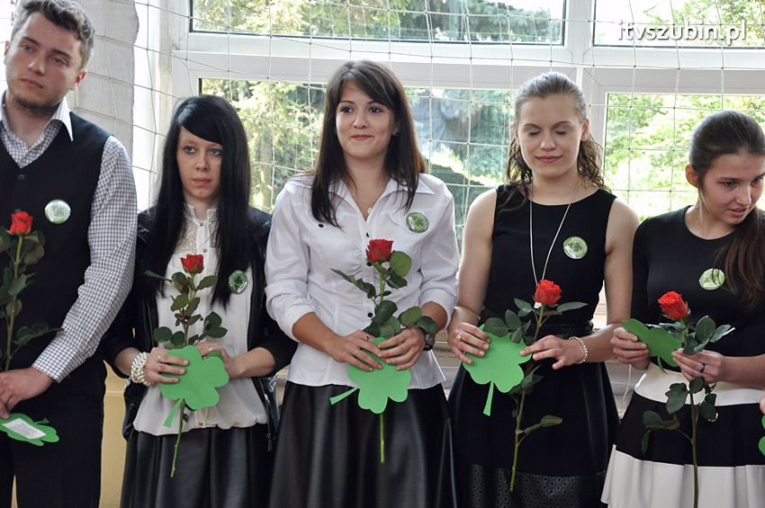 Zakończenie roku szkolnego klasy maturalnej w ZSP Szubin