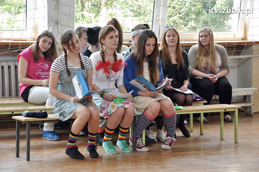 Zakończenie roku szkolnego klasy maturalnej w ZSP Szubin