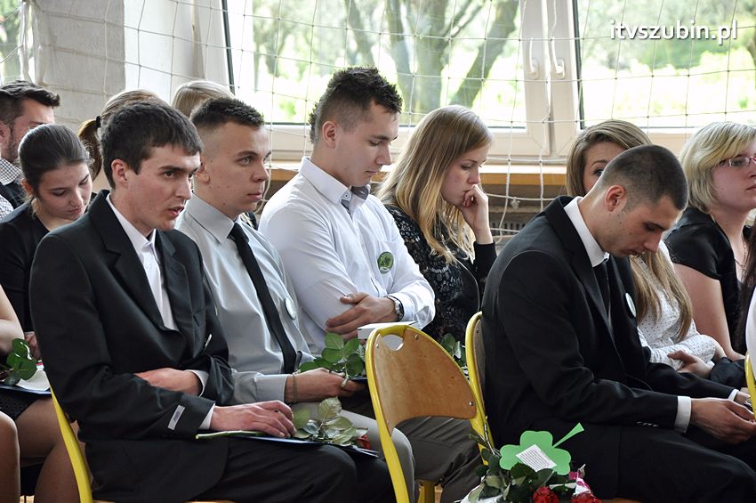 Zakończenie roku szkolnego klasy maturalnej w ZSP Szubin