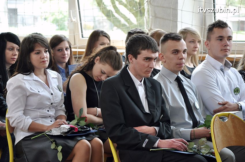 Zakończenie roku szkolnego klasy maturalnej w ZSP Szubin
