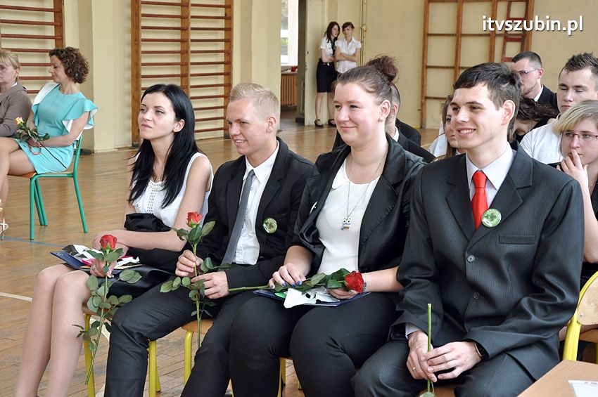 Zakończenie roku szkolnego klasy maturalnej w ZSP Szubin