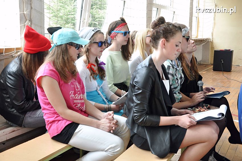 Zakończenie roku szkolnego klasy maturalnej w ZSP Szubin