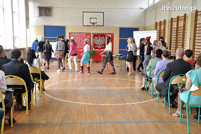 Zakończenie roku szkolnego klasy maturalnej w ZSP Szubin