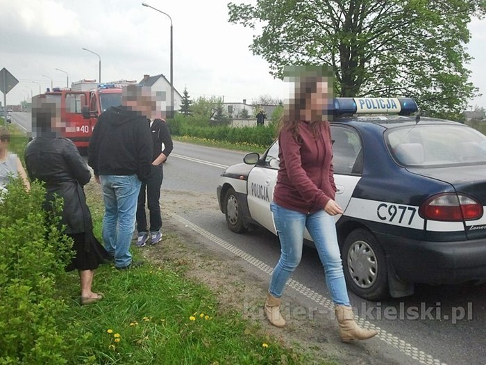 14-letni pasażer motocykla trafił śmigłowcem do szpitala