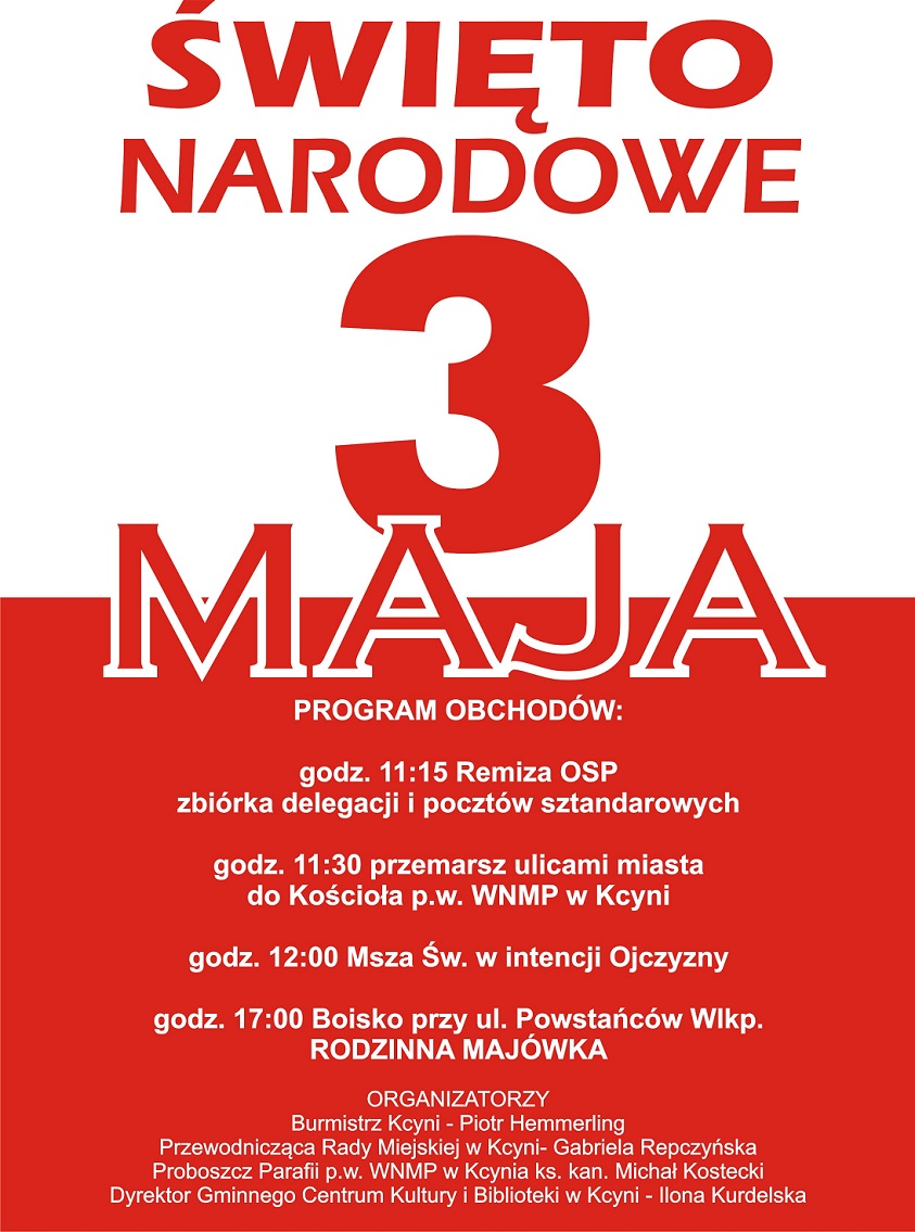 Weekend majowy tuż tuż.......