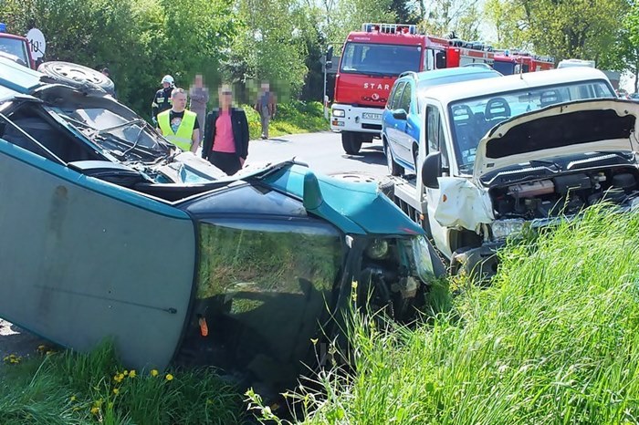 Wypadek w Szczepicach