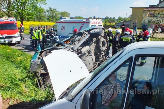 Wypadek w Szczepicach