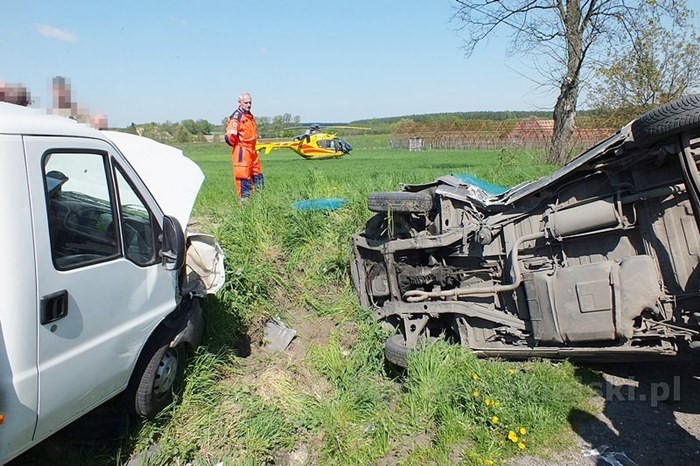 Wypadek w Szczepicach