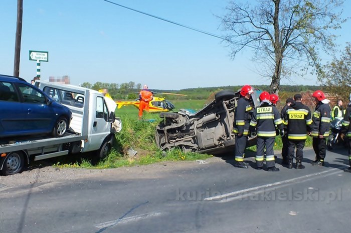 Wypadek w Szczepicach