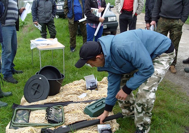 Zawody koła PZW 128 Szubin w Antoniewie