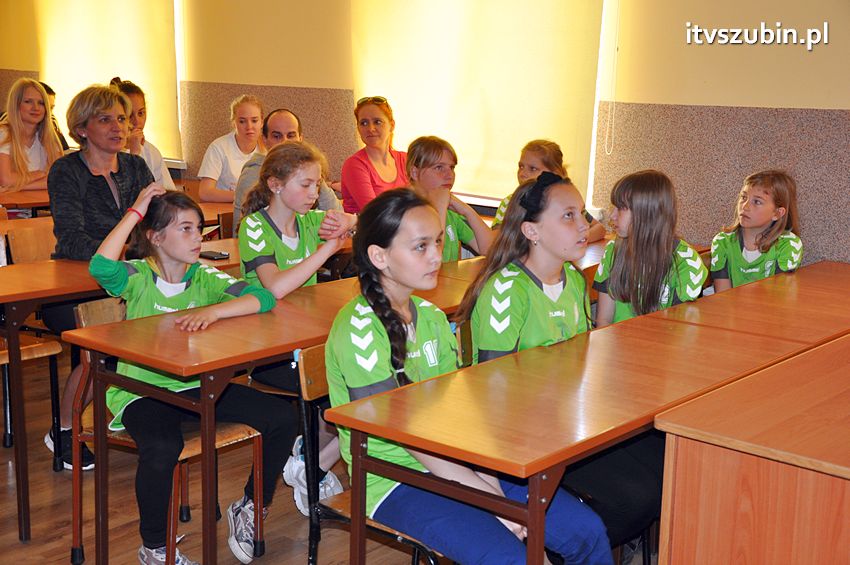 Warsztaty tchoukballa w I LO w Szubinie