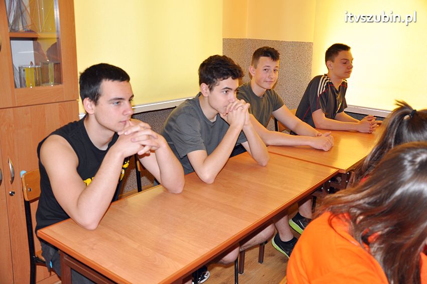 Warsztaty tchoukballa w I LO w Szubinie