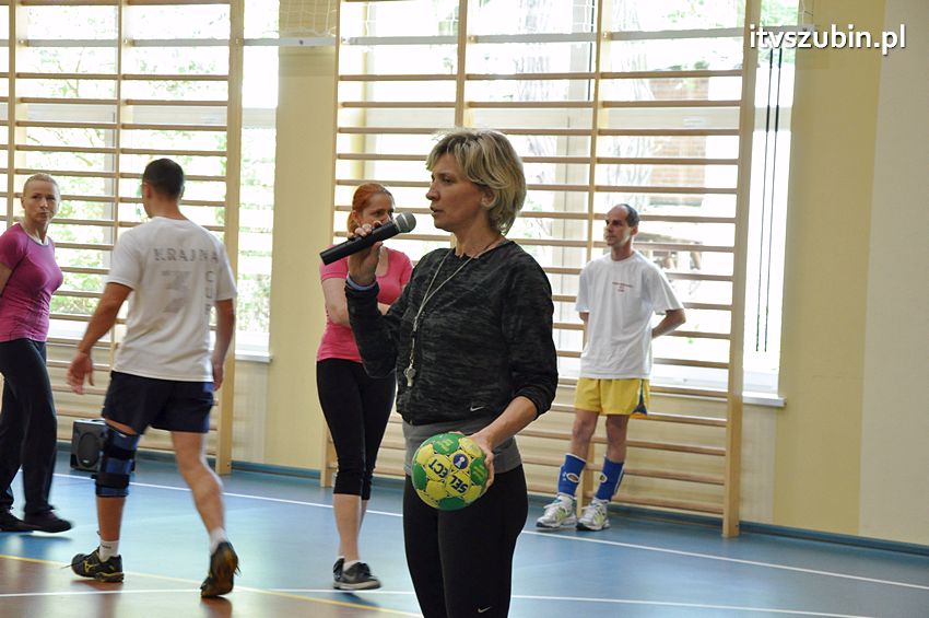 Warsztaty tchoukballa w I LO w Szubinie